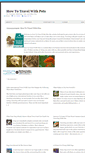 Mobile Screenshot of howtotravelwithpets.com